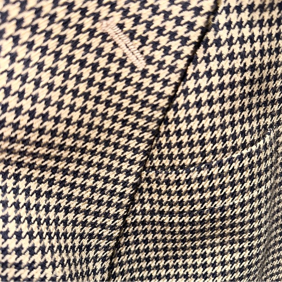 VTG Christian Dior Le Connaisseur Men’s Beige Houndstooth Blazer Sport Coat 44L - Picture 15 of 15